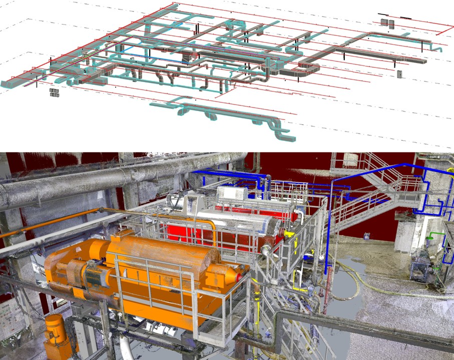 Modelado Revit y Plant3D